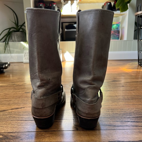 Women’s FRYE Harness 12R Boots - Gray - Picture 8 of 8